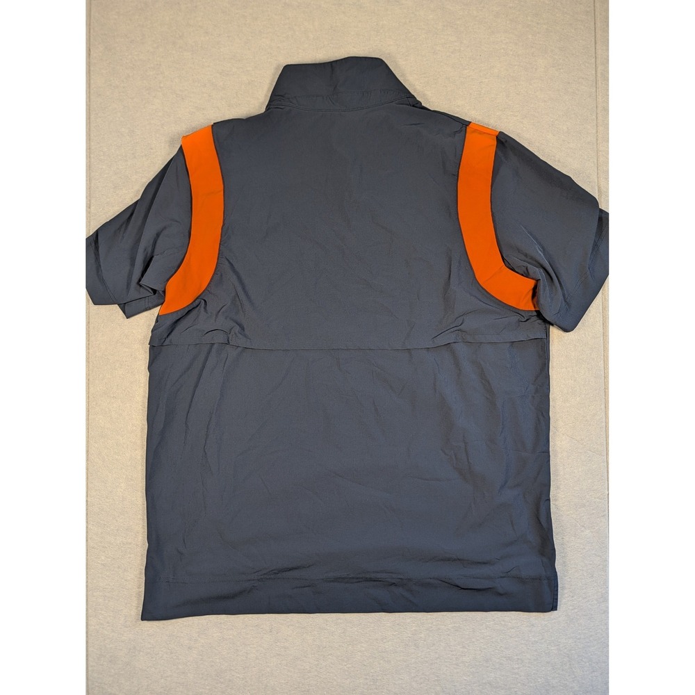 Nike Coaches Jacket Mens XL Navy Blue Short Sleeve Golf Windbreaker Excellent - Picture 4 of 7